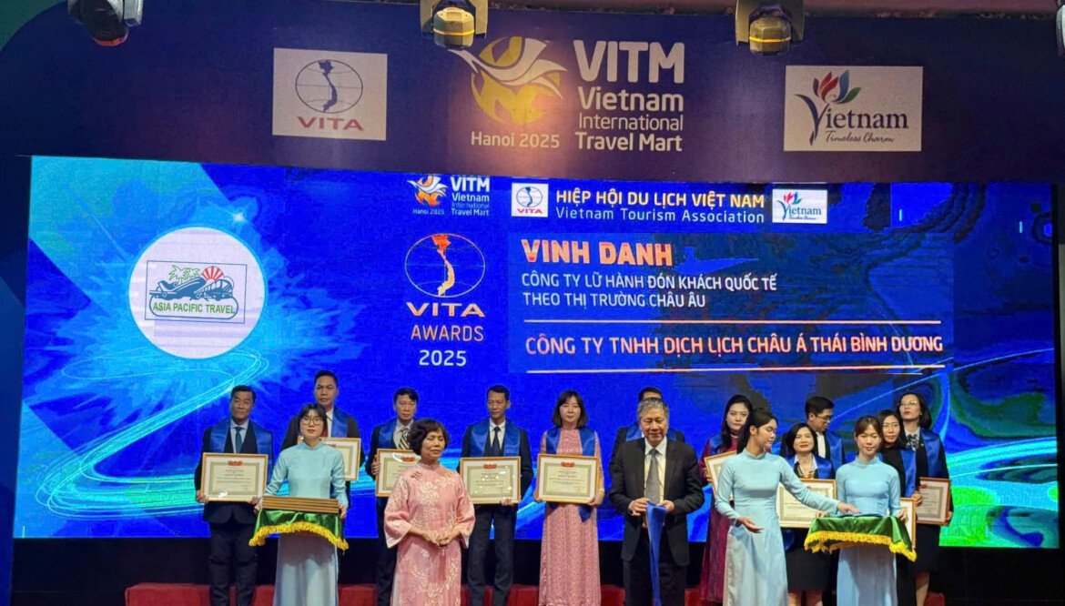 Asia Pacific Travel Brilla en Vietnam Tourism Association Awards 2025